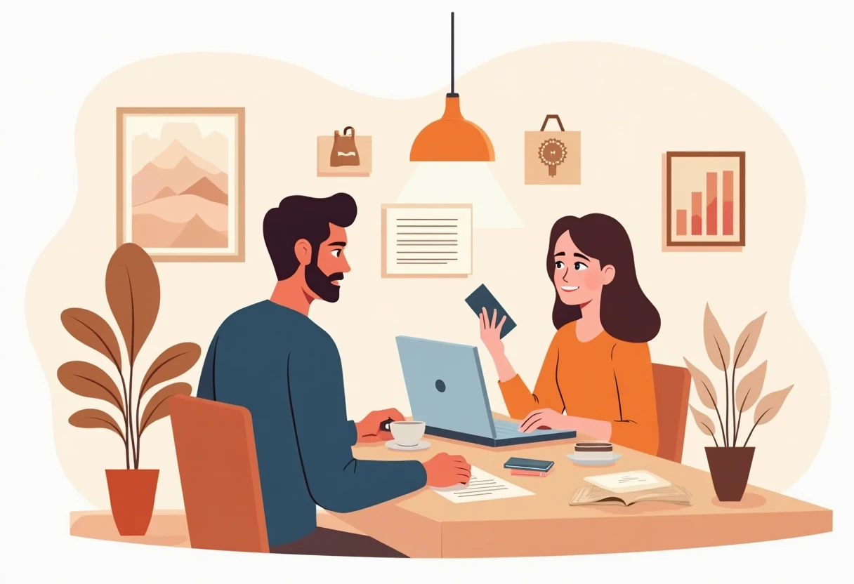 Discussing personal finance options