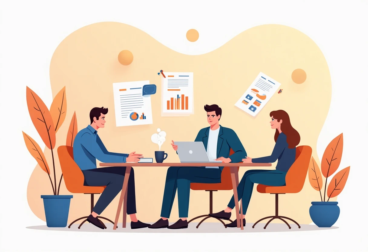 Financial discussion in a modern setting
