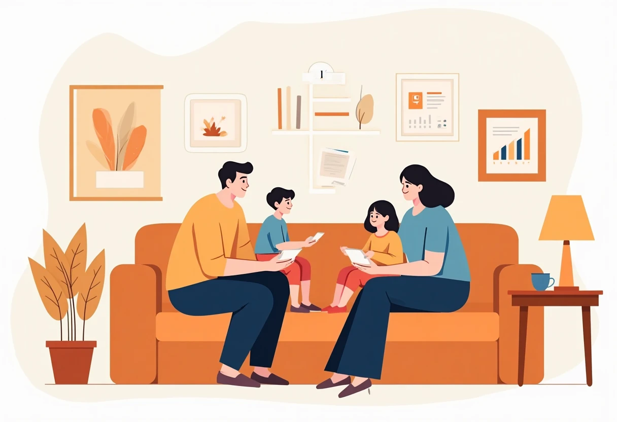 Discussing financial options in a trusted setting